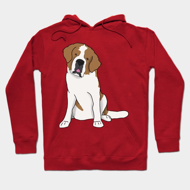 st bernard Hoodie by AMCArts